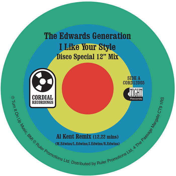 The Edwards Generation - I Like Your Style 12" (UK Pressing, Disco Special Mix)