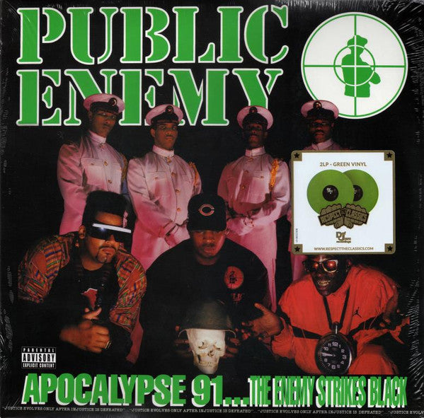 Public Enemy - Apocalypse 91...The Enemy Strikes Black 2LP (Translucent Green Vinyl, Gatefold, Limited Edition)