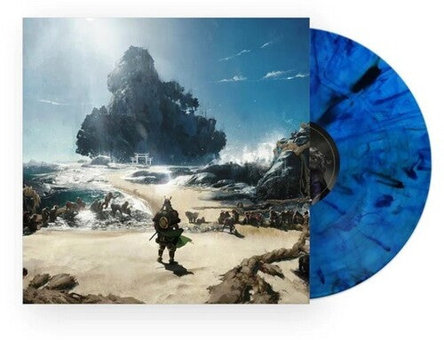 Chad Cannon & Bill Hemstapat – Ghost Of Tsushima: Music From Iki Island & Legends LP (Black & Blue Marble Vinyl, Gatefold)