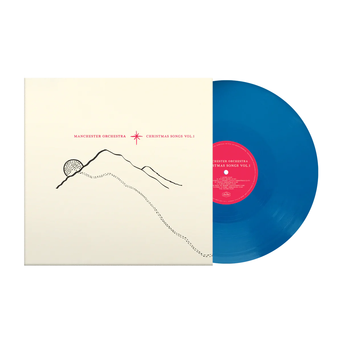 Manchester Orchestra Christmas Songs Vol. 1 LP (Blue Vinyl)