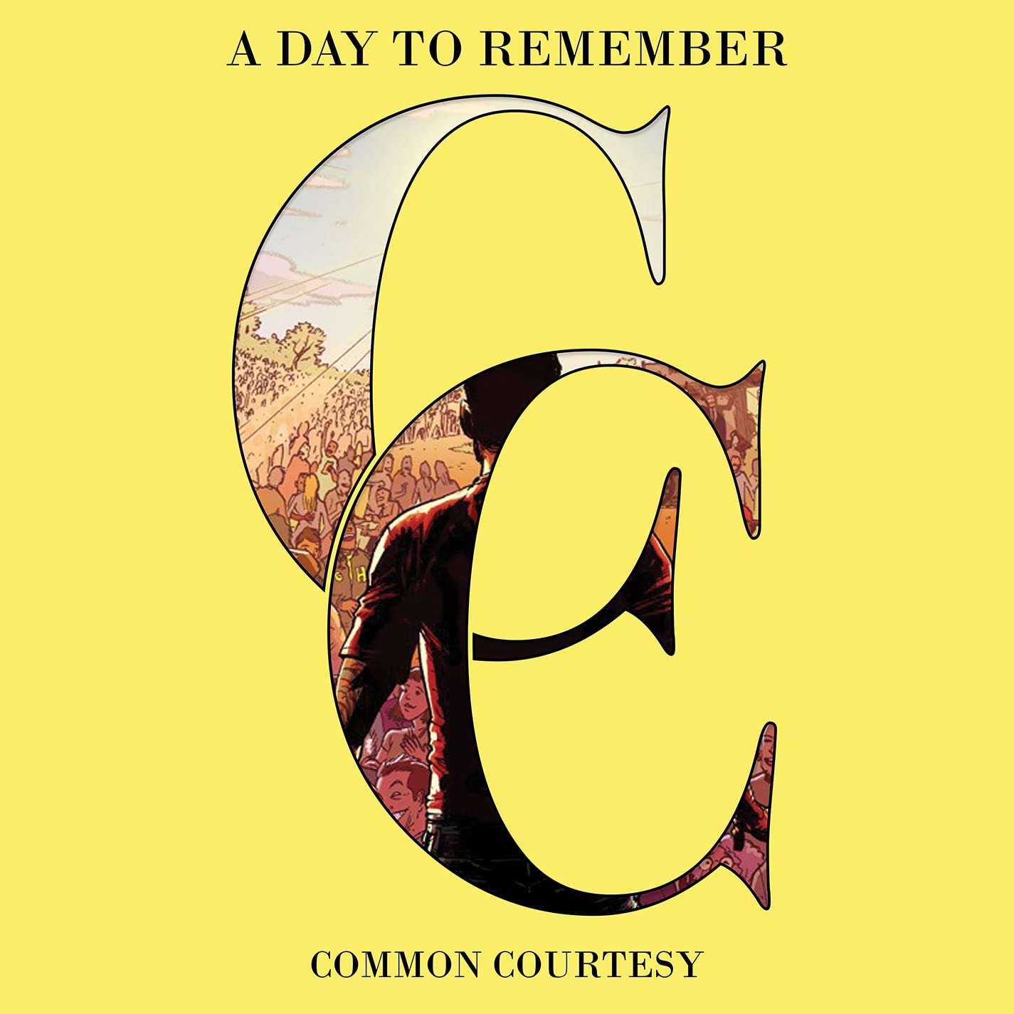 A Day To Remember - Common Courtesy 2LP (Yellow & Milky Clear Vinyl)