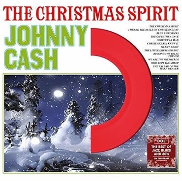 Johnny Cash – The Christmas Spirit LP (Red Vinyl, Die-Cut Sleeve)