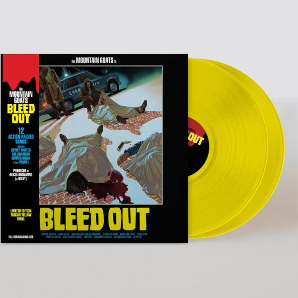 The Mountain Goats - Bleed Out 2LP (Yellow Vinyl, Gatefold)