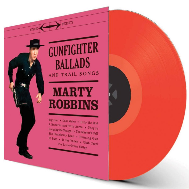 Marty Robbins - Gunfighter Ballads & Trail Songs LP (180g, Red Vinyl)