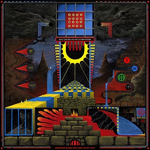 King Gizzard & The Lizard Wizard - Polygondwanaland LP (Blue Galaxy Vinyl, Die-Cut Gatefold)