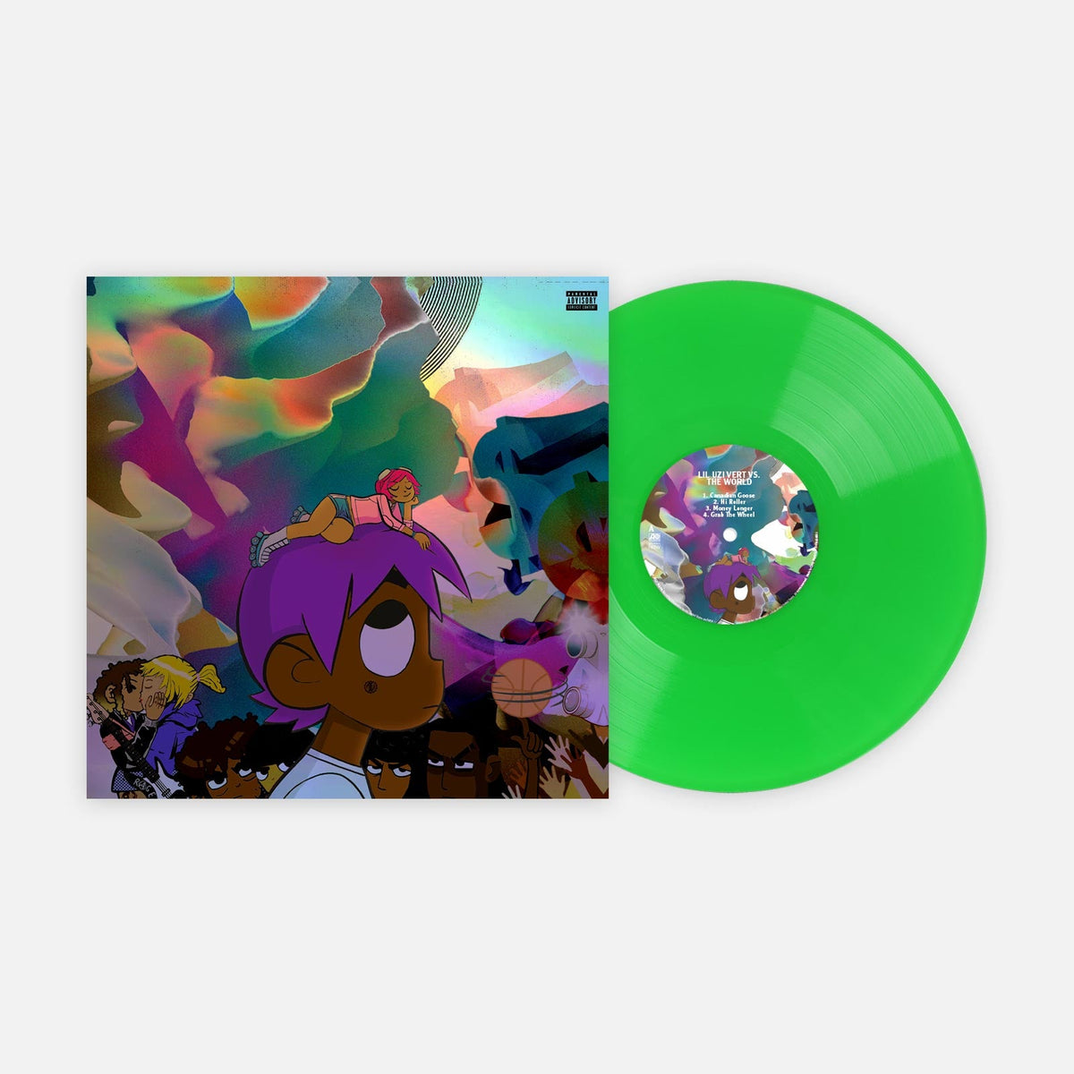 Lil Uzi Vert - Lil Uzi Vert vs. The World LP (Vinyl Me Please Edition, Foil Jacket, 180g, Neon Green Vinyl, Numbered, Remastered)