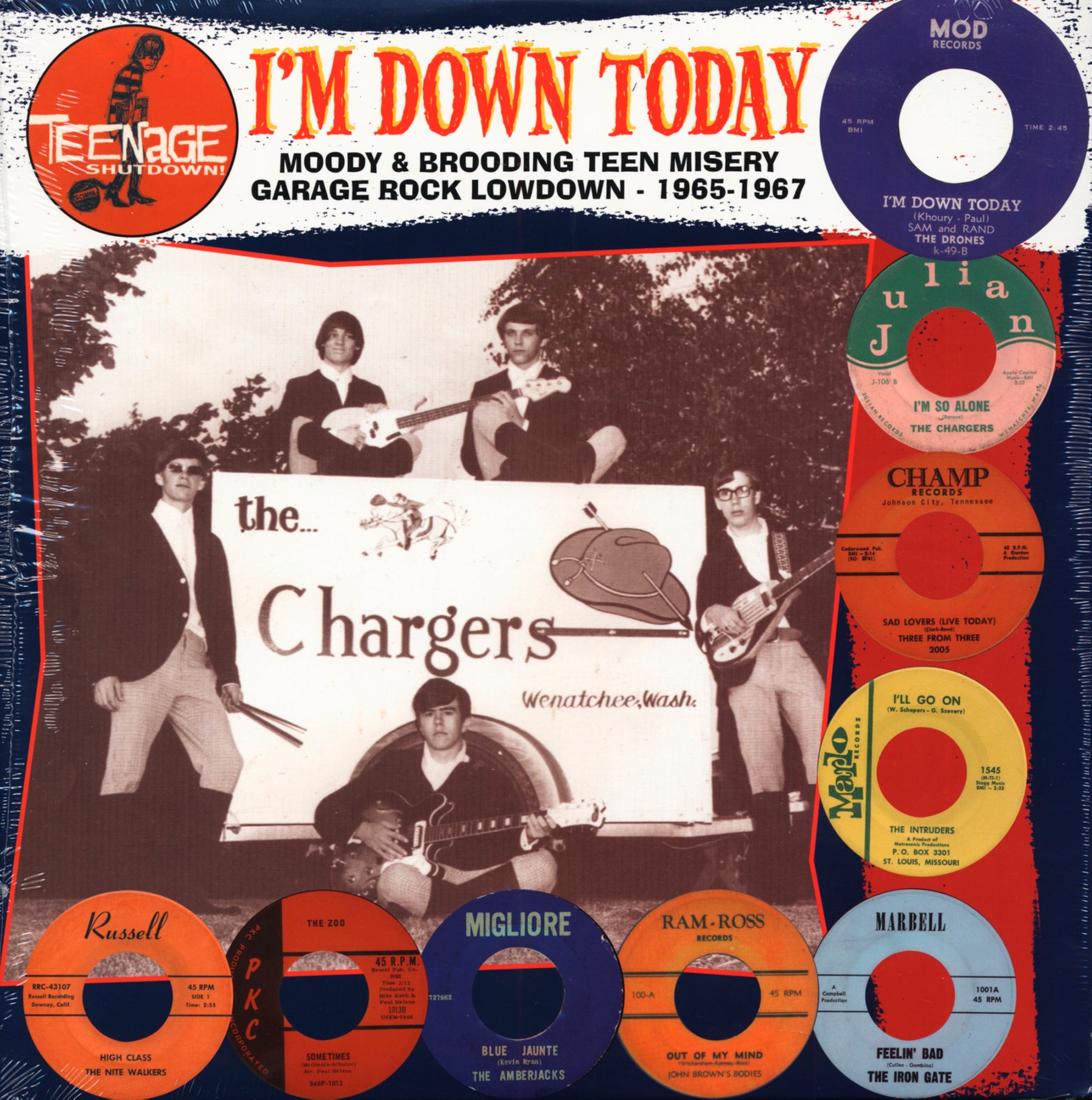 V/A - Teenage Shutdown: I'm Down Today LP (Compilation, Reissue)