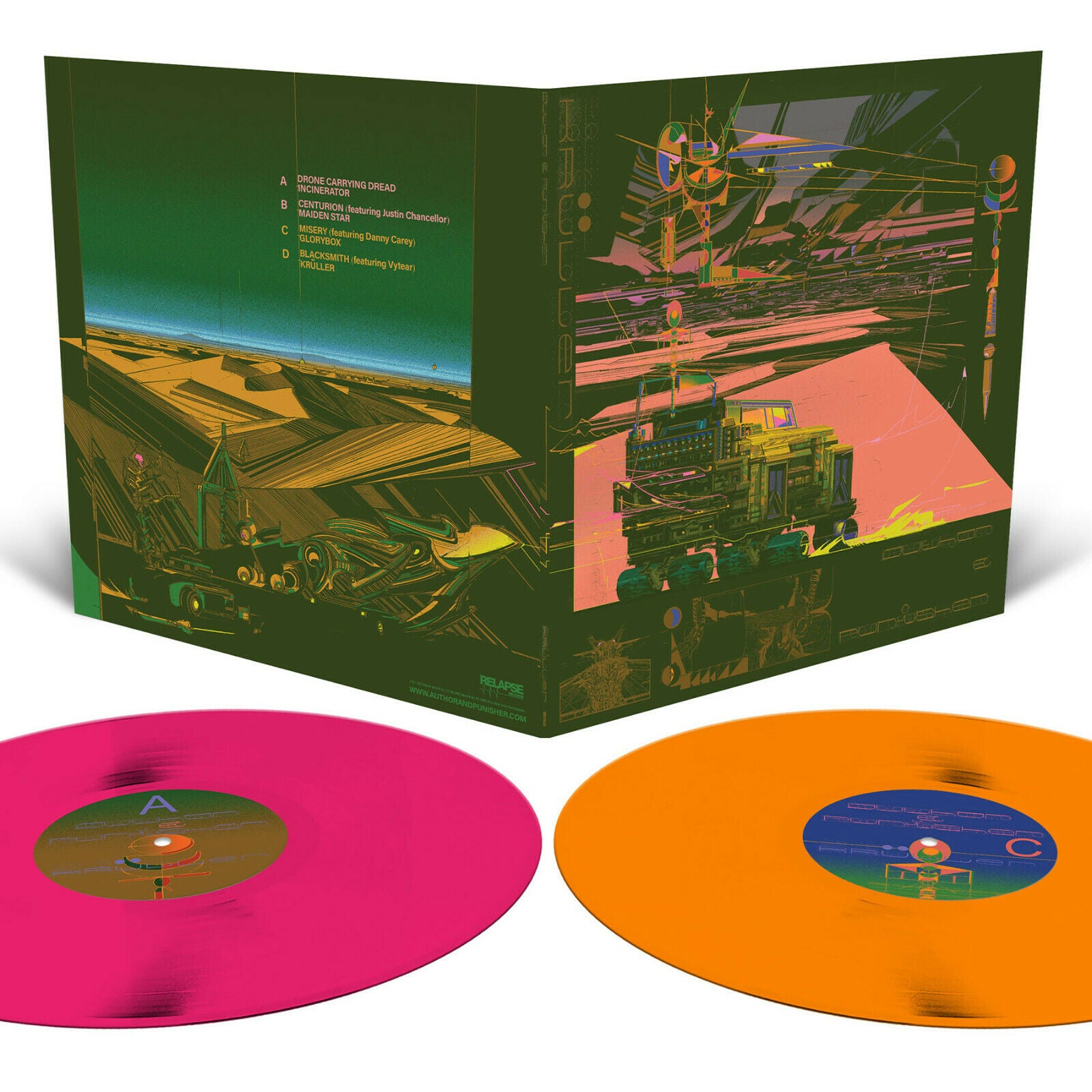 Author & Punisher – Krüller 2LP (Pink & Orange Vinyl)