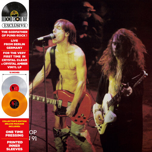Iggy Pop - Live In Berlin 1991 2LP (RSD Exclusive, Color Vinyl) Iggy Pop - Live In Berlin 1991 2LP (RSD Exclusive, Color Vinyl)