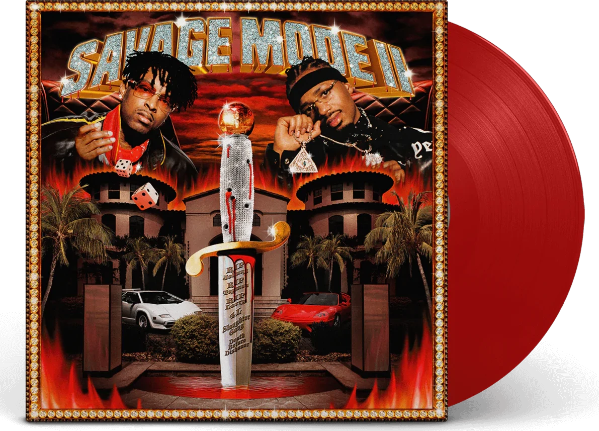 21 Savage & Metro Boomin - Savage Mode II LP (Red Vinyl)