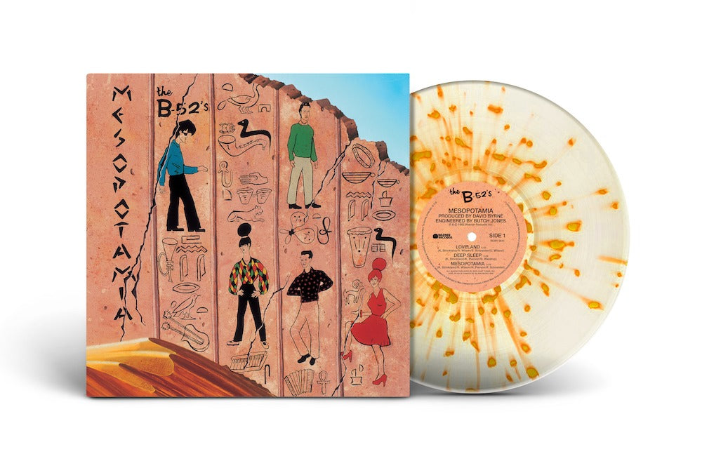 The B-52's - Mesopotamia LP (Rocktober 2022 Edition, Orange Splatter Vinyl)