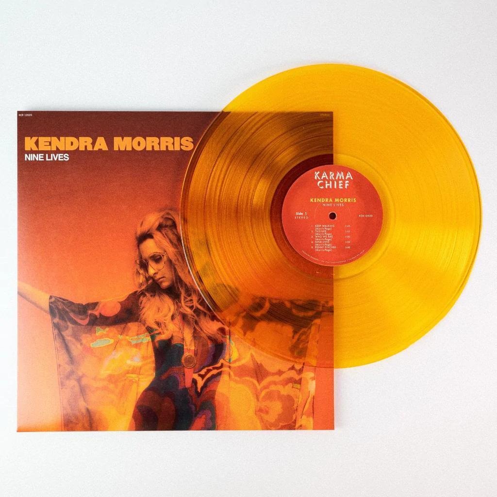 Kendra Morris - Nine Lives LP (Transparent Orange Vinyl, Gatefold)