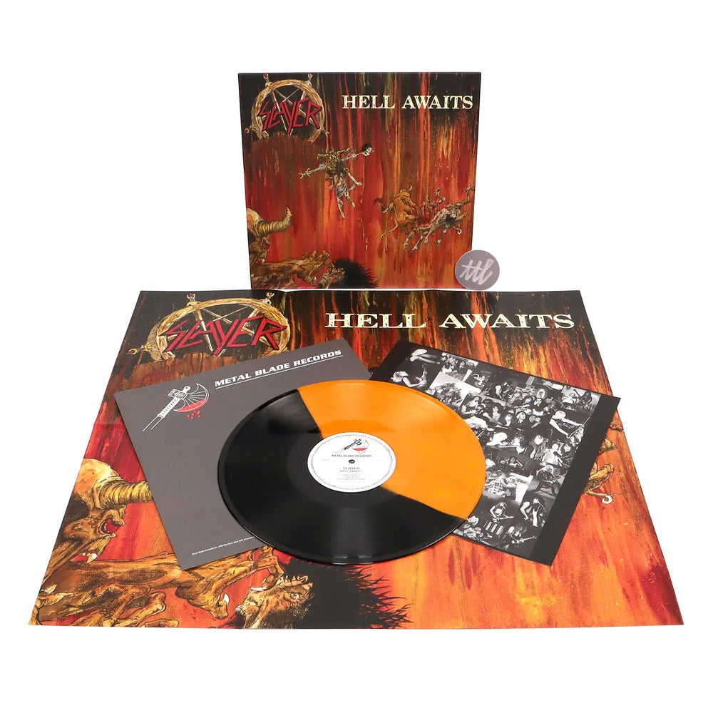 Slayer - Hell Awaits LP (Orange/Black Split Vinyl, Poster)