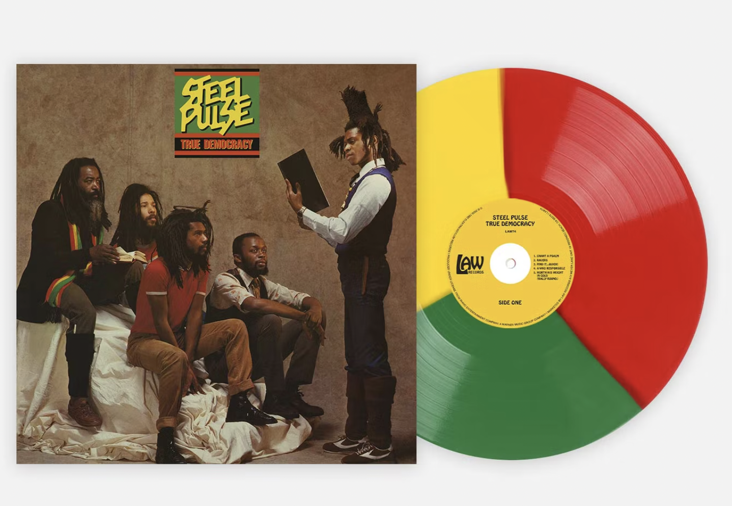 Steel Pulse – True Democracy LP (Colored Vinyl)