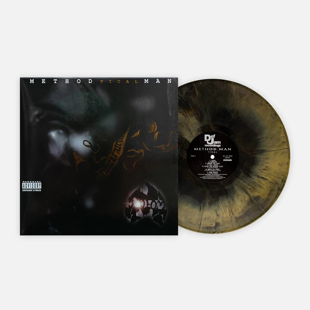 Method Man - Tical LP (Vinyl Me Please Edition, Gold & Black Galaxy Vinyl, Mirror Board Jacket)