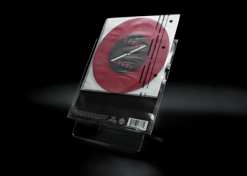 Vinyl Storage Solutions - 4mil Dual Pocket Outer Sleeve (7") with Resealable Flap - Crystal Clear CPP - Pack of 25 (DP4R7CPP)
