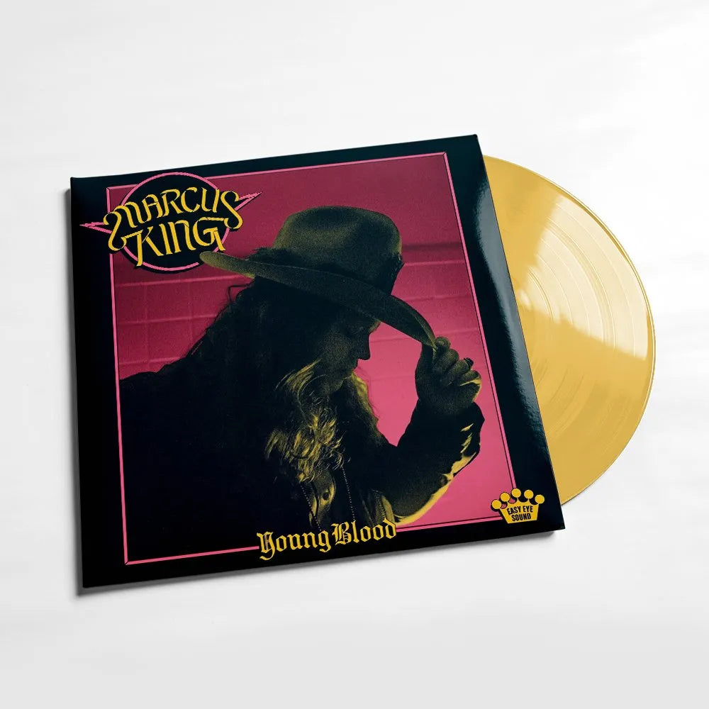 欧LP Marcus King Young Blood B003547601 Easy Eye Sound /00400 Marcus King - Young Blood LP (Yellow Vinyl, Gatefold)