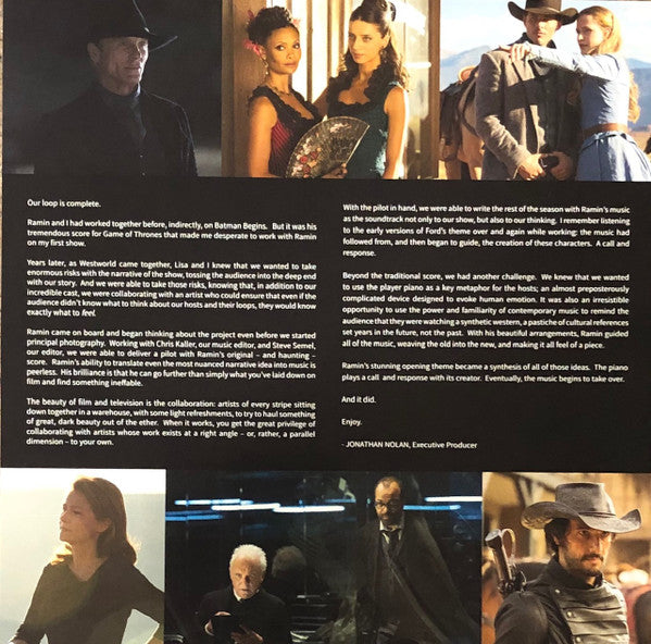 Ramin Djawadi : Westworld (Selections From The HBO® Series - Season 1) (LP, Ltd, Dol)