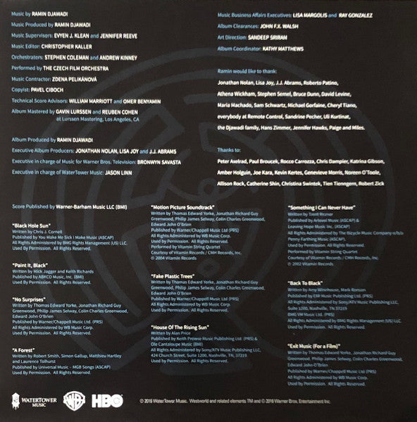 Ramin Djawadi : Westworld (Selections From The HBO® Series - Season 1) (LP, Ltd, Dol)