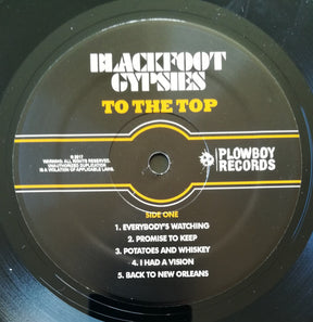 Blackfoot Gypsies : To The Top (LP, Album)