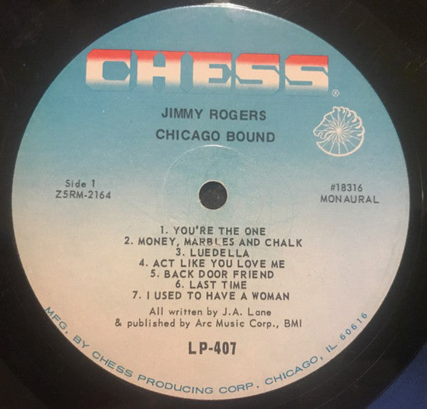 Jimmy Rogers : Chicago Bound (LP, Comp, Mono)