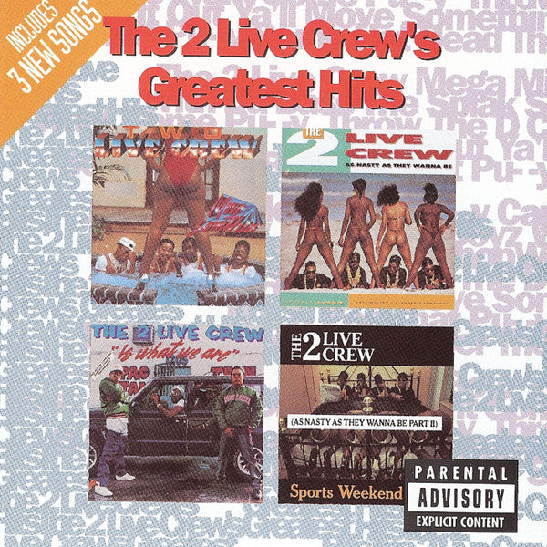 The 2 Live Crew : Greatest Hits (LP, Comp, RE, Ora + LP, Comp, RE, Gre)
