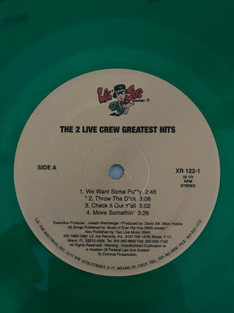 The 2 Live Crew : Greatest Hits (LP, Comp, RE, Ora + LP, Comp, RE, Gre)