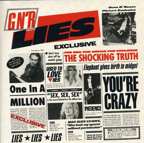 Guns N'Roses - G N R Lies CD (Jewel case)