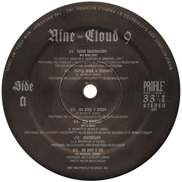 Nine : Cloud 9 (LP, Album)