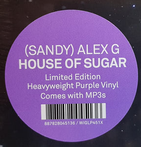 Alex G (2) : House Of Sugar (LP, Album, Ltd, Pur)