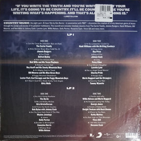 Various : Country Music - A Film By Ken Burns (The Soundtrack) (2xLP, Comp, Ltd, Num, Red)