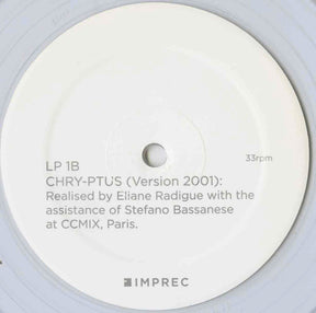 Eliane Radigue : Chry-ptus (2xLP, Ltd, RE, Cle)