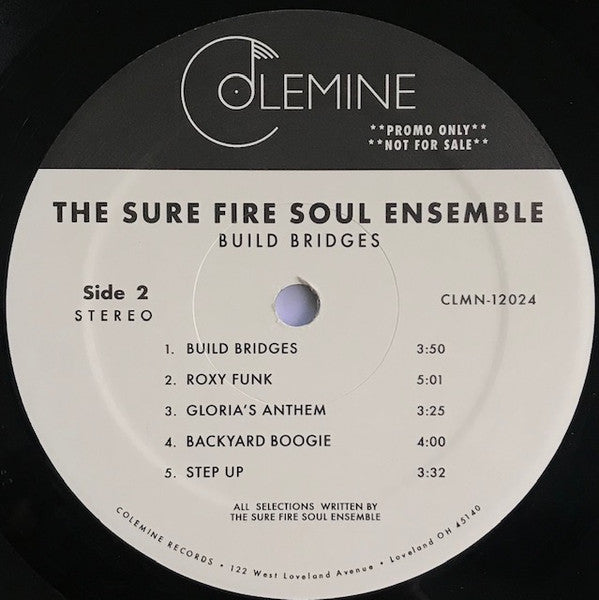 The Sure Fire Soul Ensemble : Build Bridges (LP, Album, Promo)
