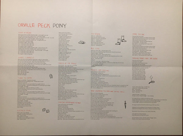 Orville Peck : Pony (LP, Album, Ltd, RP, Red)