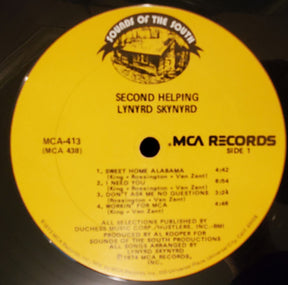 Lynyrd Skynyrd : Second Helping (LP, Album, San)