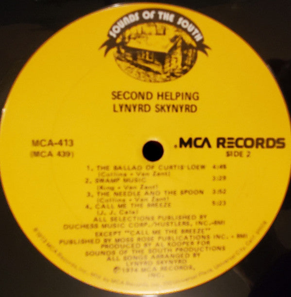 Lynyrd Skynyrd : Second Helping (LP, Album, San)