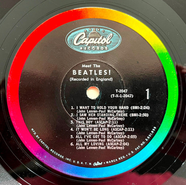 The Beatles : Meet The Beatles! (LP, Album, Mono, RP, 3rd)
