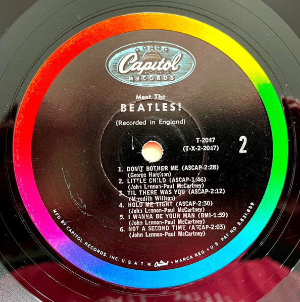 The Beatles : Meet The Beatles! (LP, Album, Mono, RP, 3rd)