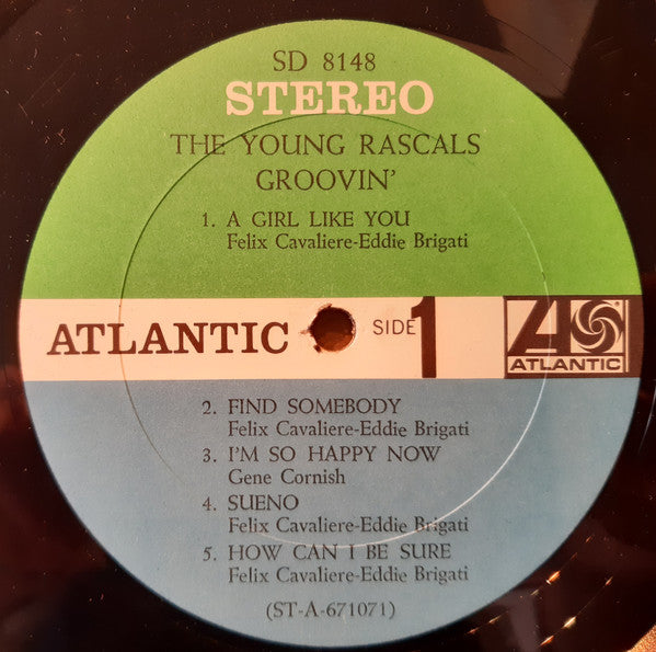 The Young Rascals : Groovin' (LP, Album, M/Print, Pit)