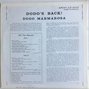 Dodo Marmarosa : Dodo's Back (LP, Album)