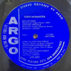 Dodo Marmarosa : Dodo's Back (LP, Album)