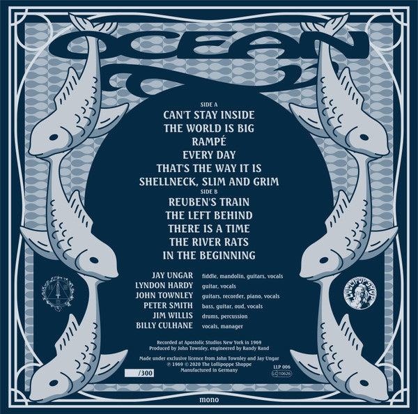 Ocean (49) : Ocean (LP, Album, Mono, Ltd, Num, Blu)