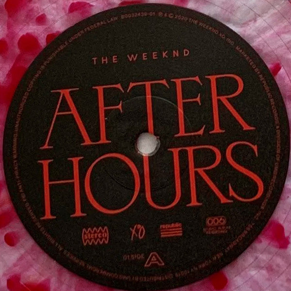 The Weeknd : After Hours (2xLP, Album, Dlx, Ltd, Cle)
