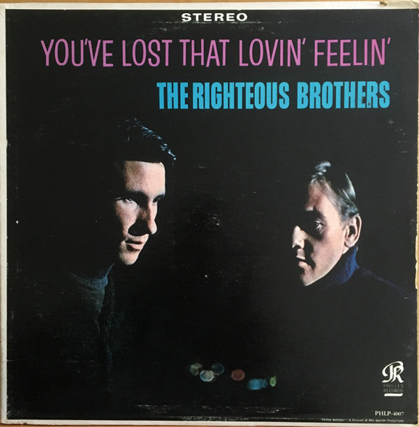 The Righteous Brothers : You've Lost That Lovin' Feelin' (LP, Album, Club, Cap)