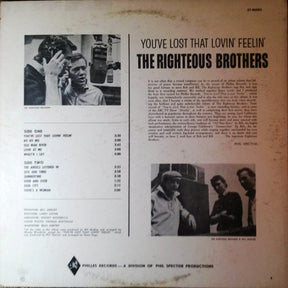 The Righteous Brothers : You've Lost That Lovin' Feelin' (LP, Album, Club, Cap)