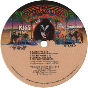 Kiss, Gene Simmons : Gene Simmons (LP, Album, Promo, CSM)