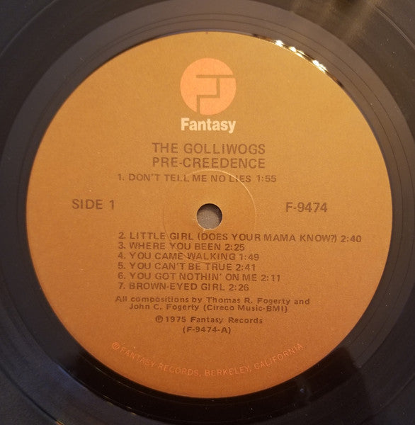 The Golliwogs : Pre-Creedence (LP, Comp, Bro)
