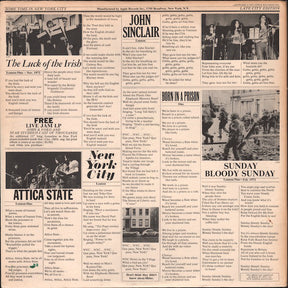 John Lennon & Yoko Ono / The Plastic Ono Band With Elephants Memory Plus Invisible Strings : Some Time In New York City (2xLP, Album, Los)