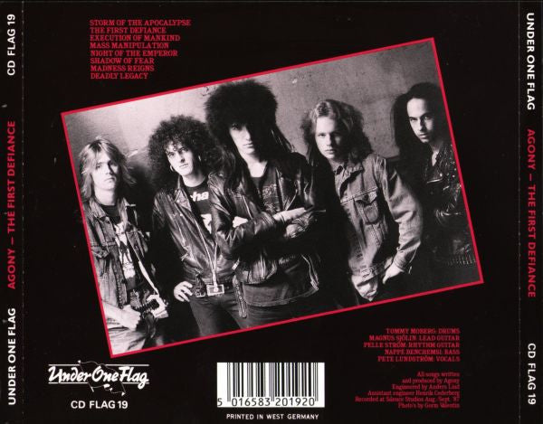 Agony* : The First Defiance (CD, Album)