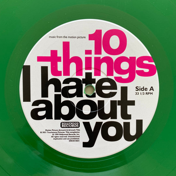 Various : 10 Things I Hate About You (Music From The Motion Picture) (LP, Comp, RE, Gre)